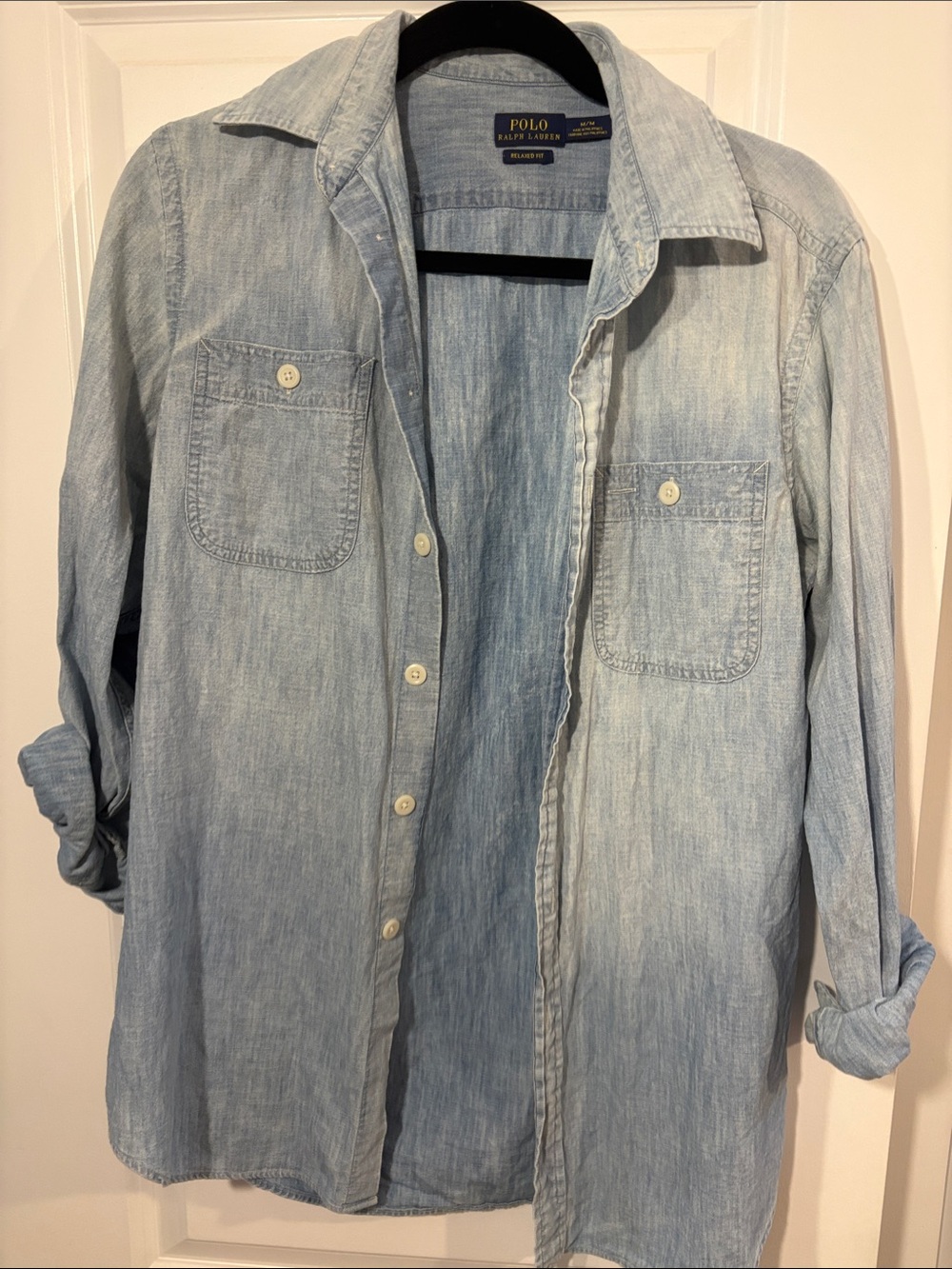 Polo by Ralph Lauren Light Wash Denim Button-Up Shirt